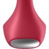 SATISFYER - BACKDOOR LOVER VIBRÁLÓ PLUG RED