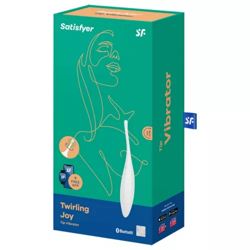 SATISFYER - PÖRGŐ JOY CSIKLÓCSÚCSÚ VIBRÁTOR FEHÉR