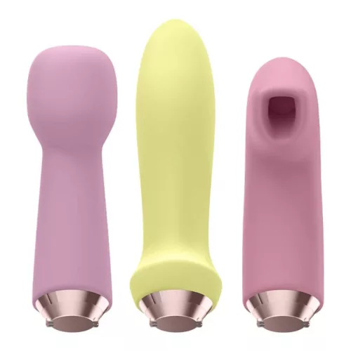 SATISFYER - CSODÁLATOS NÉGY VIBRÁTOR ÉS LÉGPULZUS KÉSZLET