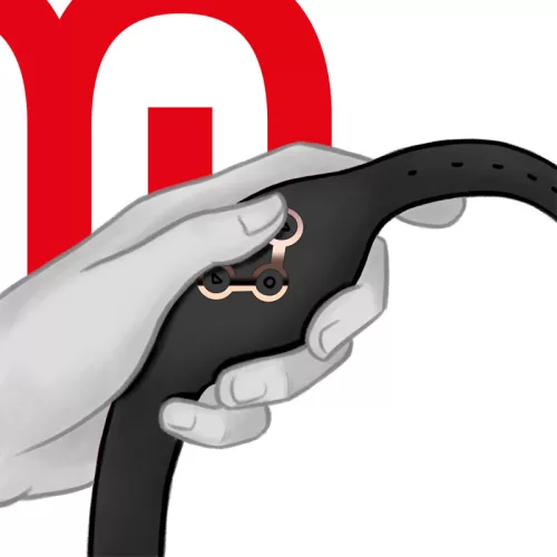 WATCHME – VEZETÉK NÉLKÜLI TECHNOLÓGIA ÓRA JET BLACK ÉS RÉZ