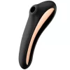 SATISFYER - DUAL KISS AIR PULSE VIBRÁTOR FEKETE