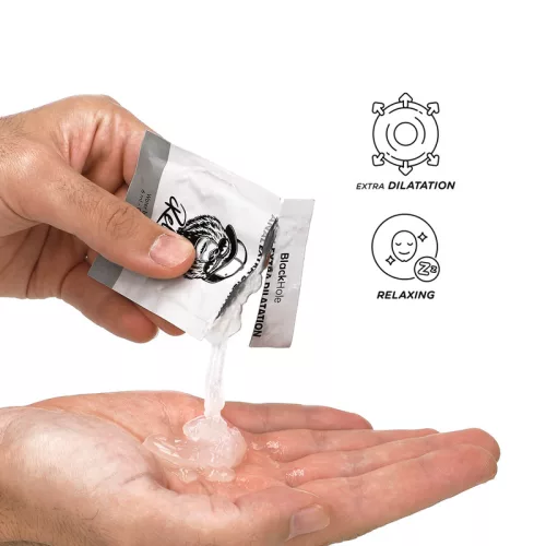 BLACK HOLE - VÍZALAPÚ GÉL, EXTRA DILATÁCIÓ, 6 ML EGYETLEN ADAG,