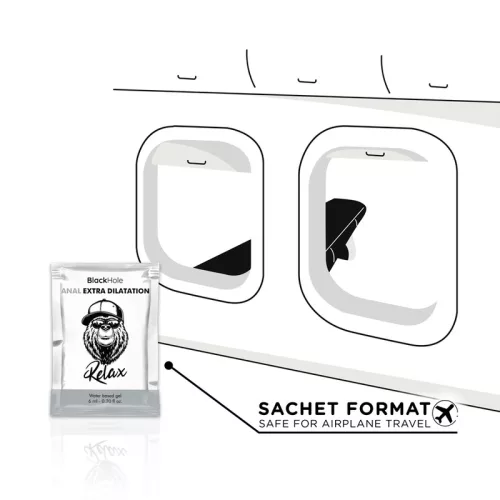 BLACK HOLE - VÍZALAPÚ GÉL, EXTRA DILATÁCIÓ, 6 ML EGYETLEN ADAG,