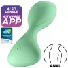 SATISFYER - TRENDTEREMTŐ VIBRÁLÓ PLUG APP GREEN