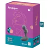 SATISFYER - DEEP DIVER VIBRÁLÓ DUGÓ ALKALMAZÁS SZÜRKE