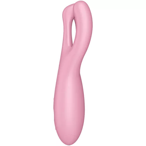SATISFYER - TRIPAS 4 VIBRÁTOR APP PINK