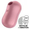 SATISFYER - VATTACUKOR LÉGPULZUSSTIMULÁTOR ÉS VIBRÁTOR RÓZSASZÍN