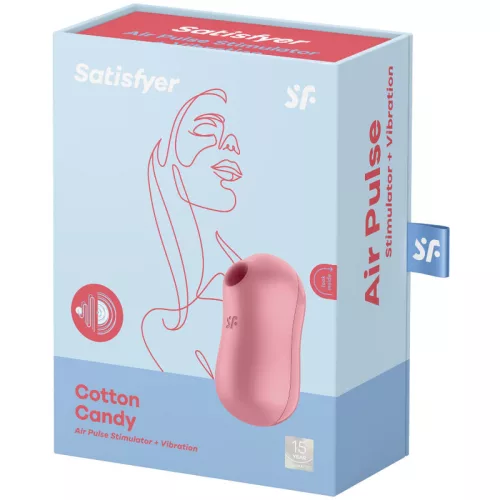 SATISFYER - VATTACUKOR LÉGPULZUSSTIMULÁTOR ÉS VIBRÁTOR RÓZSASZÍN