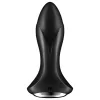 SATISFYER - ROTATOR PLUG 1+ REZGŐ DUGÓ APP BLACK