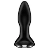 SATISFYER - ROTATOR PLUG 2+ REZGŐ DUGÓ APP BLACK