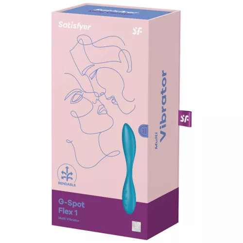 SATISFYER - G-SPOT FLEX 1 MULTI VIBRÁTOR KÉK