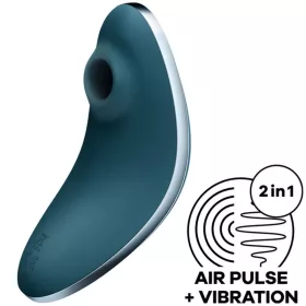   SATISFYER - VULVA LOVER 1 LÉGPULZUSSTIMULÁTOR ÉS VIBRÁTOR KÉK