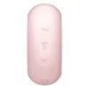 SATISFYER - PRO TO GO 3 DUPLA LÉGPULZUS STIMULÁTOR ÉS VIBRÁTOR RÓZSASZÍN
