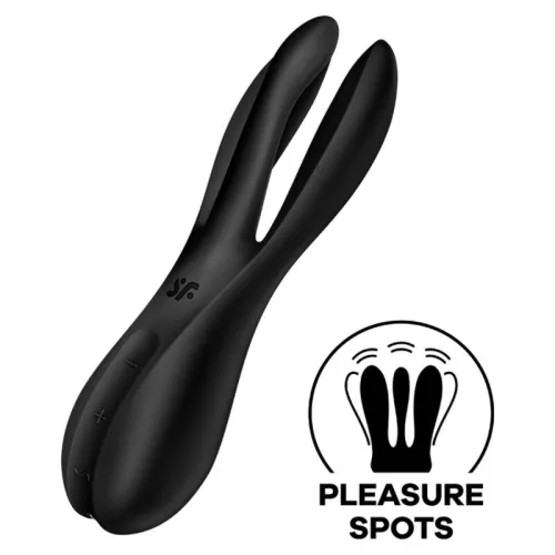 SATISFYER - HÁROMSZOROS 2 VIBRÁTOR FEKETE