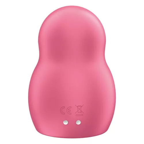 SATISFYER - PRO TO GO 1 DUPLA LÉGPULZUS STIMULÁTOR ÉS VIBRÁTOR PIROS