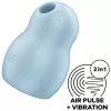 SATISFYER - PRO TO GO 1 DUPLA LÉGPULZUS STIMULÁTOR ÉS VIBRÁTOR KÉK