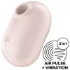 SATISFYER - PRO TO GO 2 DUPLA LÉGPULZUSSTIMULÁTOR ÉS VIBRÁTOR BÉZS