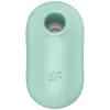 SATISFYER - PRO TO GO 2 DUPLA LÉGPULZUSSTIMULÁTOR ÉS VIBRÁTOR ZÖLD