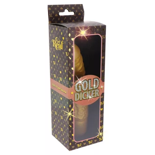 LÉGY IGAZI – GOLD DICKER STIM VIBRATOR GOLD