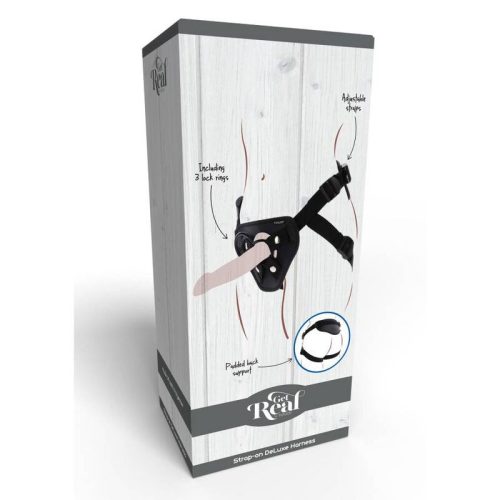 LÉGY KOMOLYA – STRAP-ON DELUXE FEKETE HEVEDER