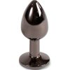 SECRETPLAY - GUNMETAL BUTT PLUG KIS MÉRET 7 CM