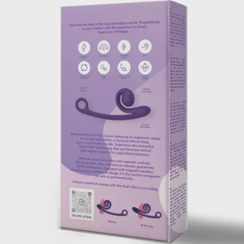CSIGA HANGULAT - CURVE VIBRATOR LILA