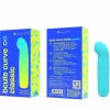 B SWISH - BCUTE CURVE VÉGTELEN KLASSZIKUS FELTÖLTHETŐ VIBRÁTOR KÉK SZILIKON