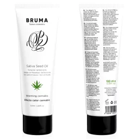   BRUMA - SATIVA MAGOLAJ CSÚSZÓ GÉL MELEGÍTŐ KANNABISZ ÍZ 100 ML
