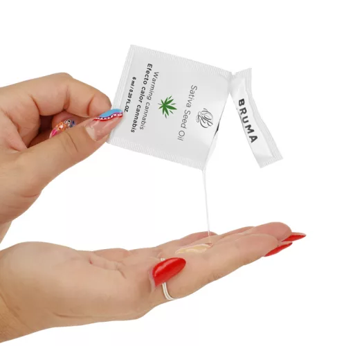 BRUMA - SATIVA MAGOLAJ CSÚSZÓ GÉL MELEGÍTŐ KANNABISZ ÍZ 6 ML