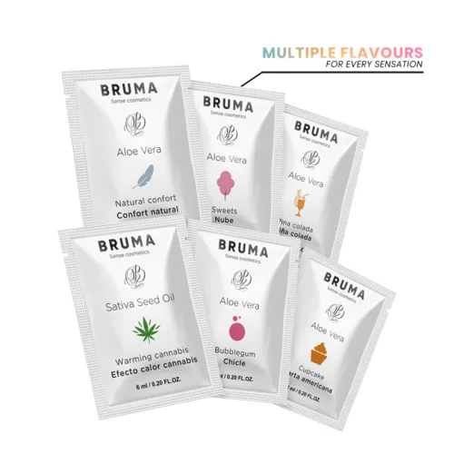 BRUMA - SATIVA MAGOLAJ CSÚSZÓ GÉL MELEGÍTŐ KANNABISZ ÍZ 6 ML