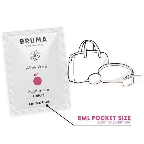 BRUMA - ALOE VERA CSÚSZÓ GÉL BUBORÉKGUMI ÍZ 6 ML