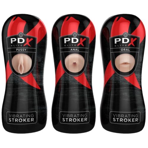 PDX ELITE - STROKER KÉSZLET 12 EGYSÉG: 6X VAGINA, 3X ANO, 3X MOUTH