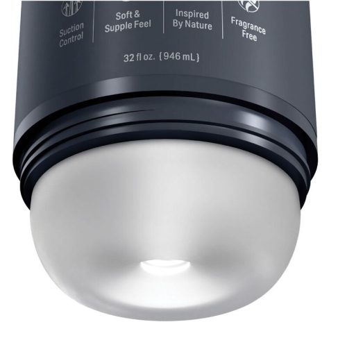 PDX PLUS - STROKER MASTURBÁTOR DISZKRÉT MÉLY KRÉM SAMPONOS ÜVEG DESIGN