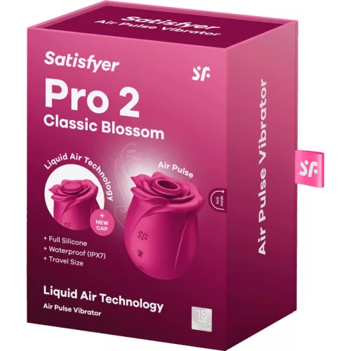 SATISFYER - AIR PULSE PRO 2 KLASSZIKUS BLOSSOM VIBRÁTOR