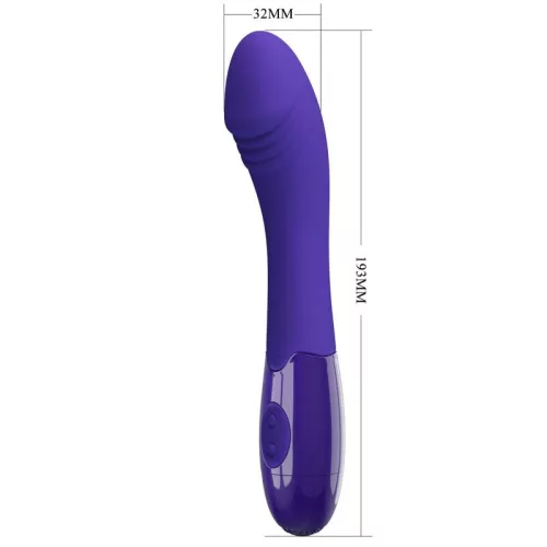 PRETTY LOVE - ELEMENTAL YOUTH VIOLET VIBRÁTOR DILDO