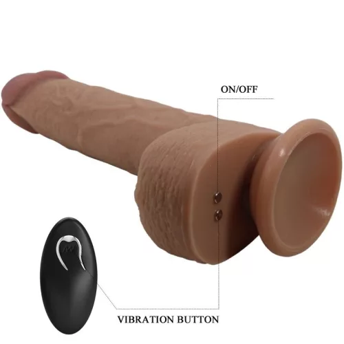 PRETTY LOVE - TOMMY REALISTIC DILDO VIBRÁTOR 22,5 CM