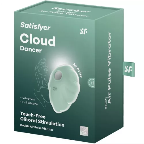 SATISFYER – CLOUD DANCER GREEN AIR PULSE VIBRÁTOR