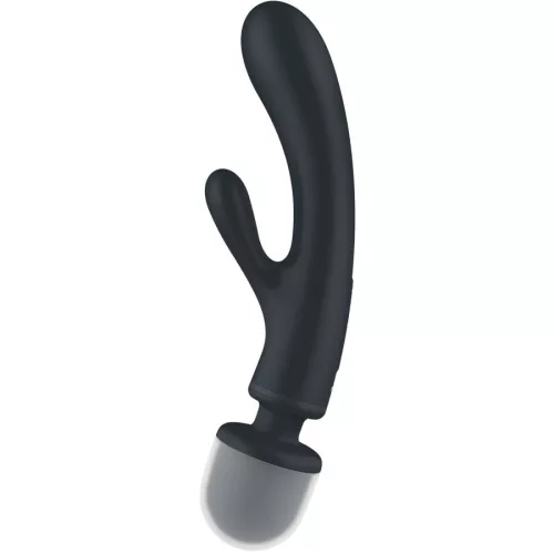 SATISFYER - TRIPLE LOVER NYÚL VIBRÁTOR MASSZÍROZÓ SZÜRKE
