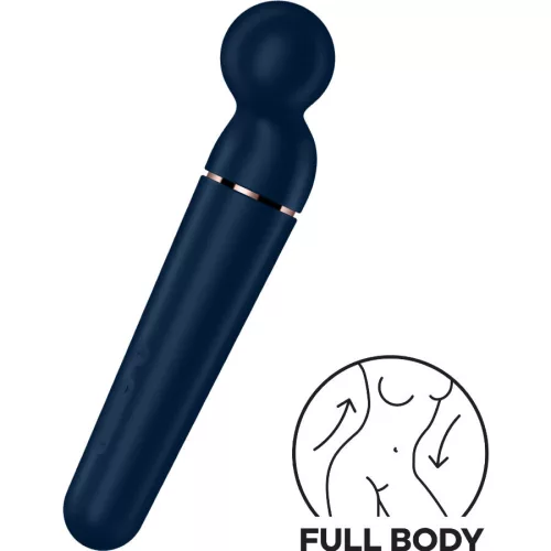 SATISFYER - PLANET WAND-ER VIBRÁTOR MASSZÍRÁTOR KÉK