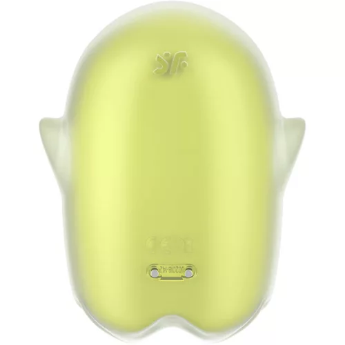 SATISFYER - VILÁGÍTÓ SZELLEM LÉGPULZUS ÉS VIBRÁTOR SÁRGA