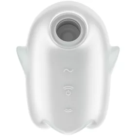   SATISFYER - VILÁGÍTÓ SZELLEM LÉGPULZUS ÉS VIBRÁTOR FEHÉR