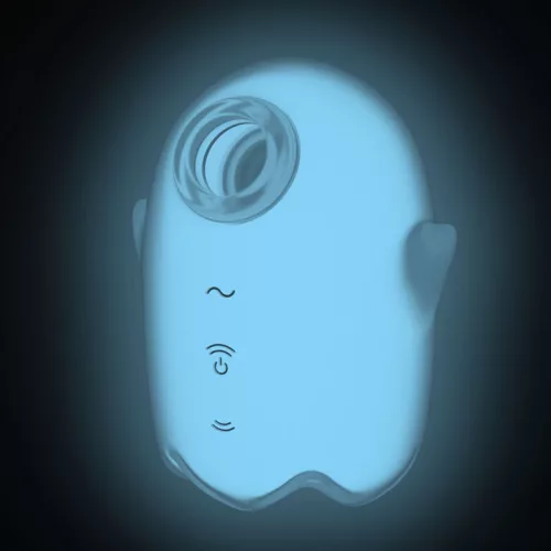 SATISFYER - VILÁGÍTÓ SZELLEM LÉGPULZUS ÉS VIBRÁTOR FEHÉR