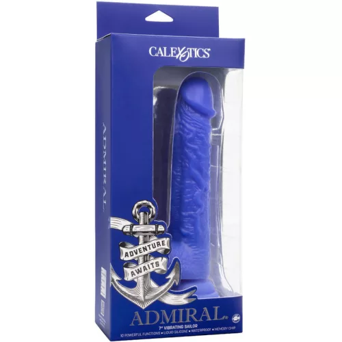 CALEXOTICS - ADMIRAL SAILOR REALISTA DILDO VIBRÁTOR KÉK