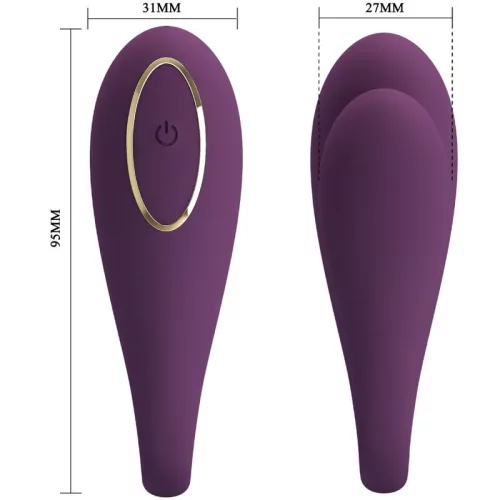 PRETTY LOVE - AUGUSZTUSI REMOTE GLOBAL DOUBLE PLEASURE VIBRÁTOR