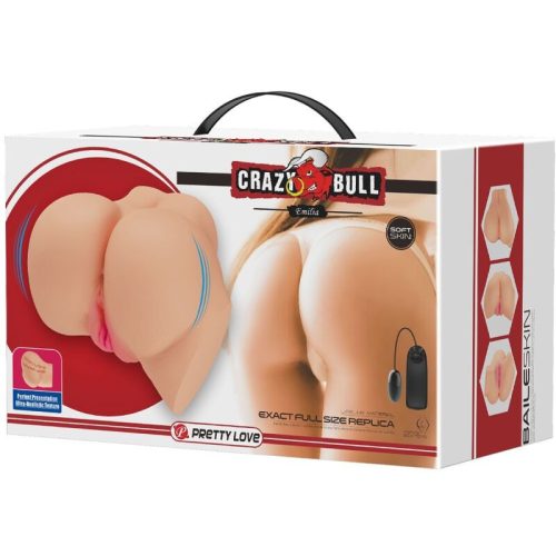 CRAZY BULL – REALISTA VAGINA ÉS ANUS EMILIA VIBRÁTOR