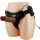 PRETTY LOVE - STARKS HARNESS BRIEFS MULTI-SPEED VIBRATION DILDO 17,5 CM VILÁGOSBARNA
