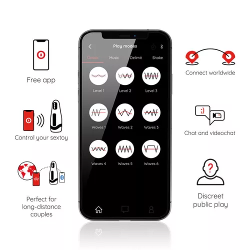 ONINDER – SZÖULI FELTÖLTHETŐ FÉRFI MASZTURBÁTOR 10 SEBESSÉG – INGYENES ALKALMAZÁS