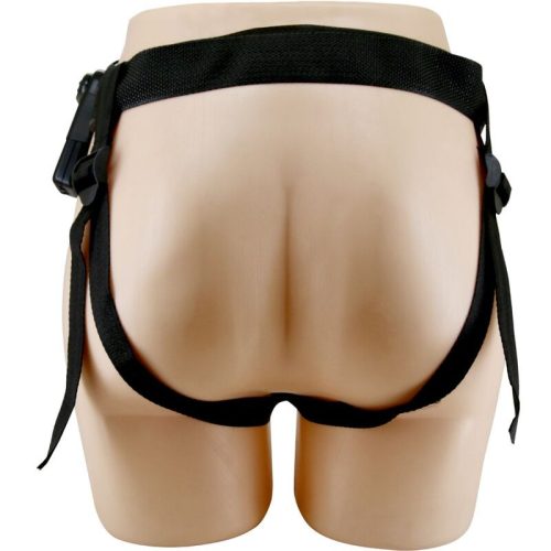 PRETTY LOVE - MARION HARNESS UNIVERSAL BRIEF ALSÓS VIBRÁCIÓS DILDÓVAL 19 CM BARNA