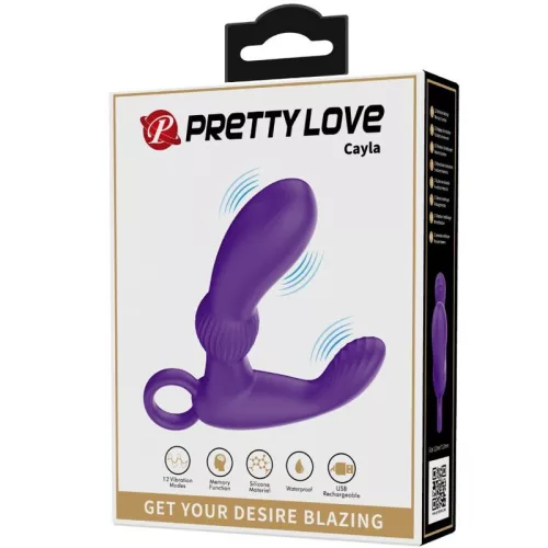 PRETTY LOVE - CAYLA ANAL VIBRÁTOR MASSZÍR LILA