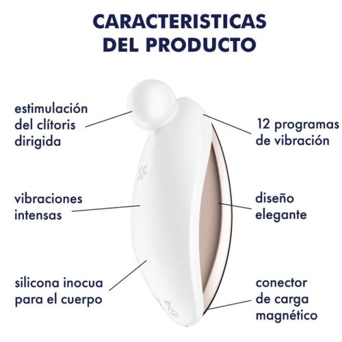 SATISFYER - SPOT ON 2 LE-ON VIBRÁTOR FEHÉR